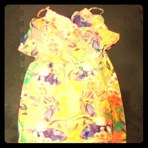 Charlotte Russe flower print dress
